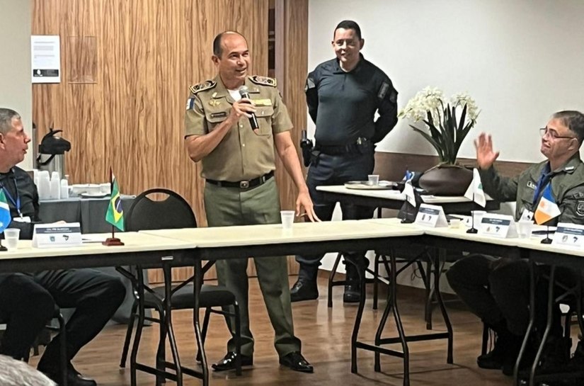 Comandante-geral da PM-AL apresenta estratégias de policiamento em simpósio no Mato Grosso do Sul
