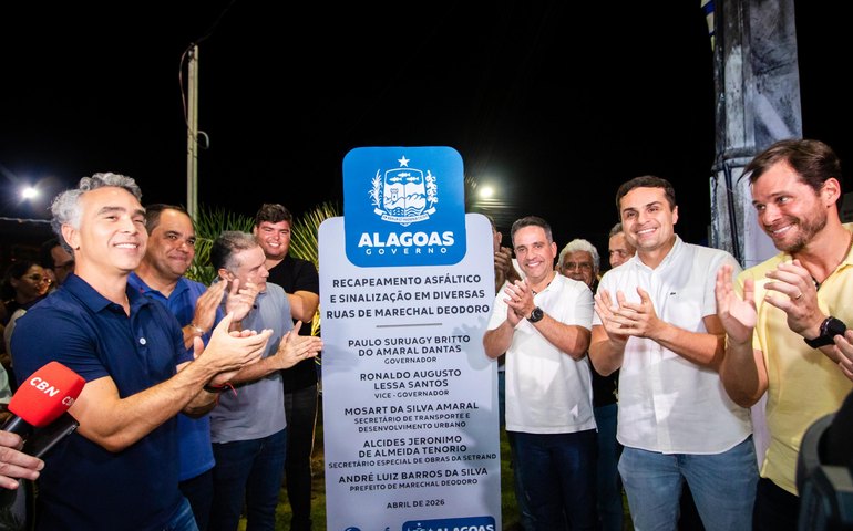 Marechal Deodoro recebe obras de pavimentação urbana e nova sala do Saúde Até Você Digital
