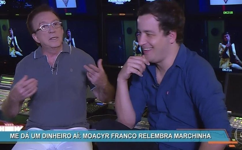Globo homenageia Moacyr Franco e exclui seus 20 anos no SBT