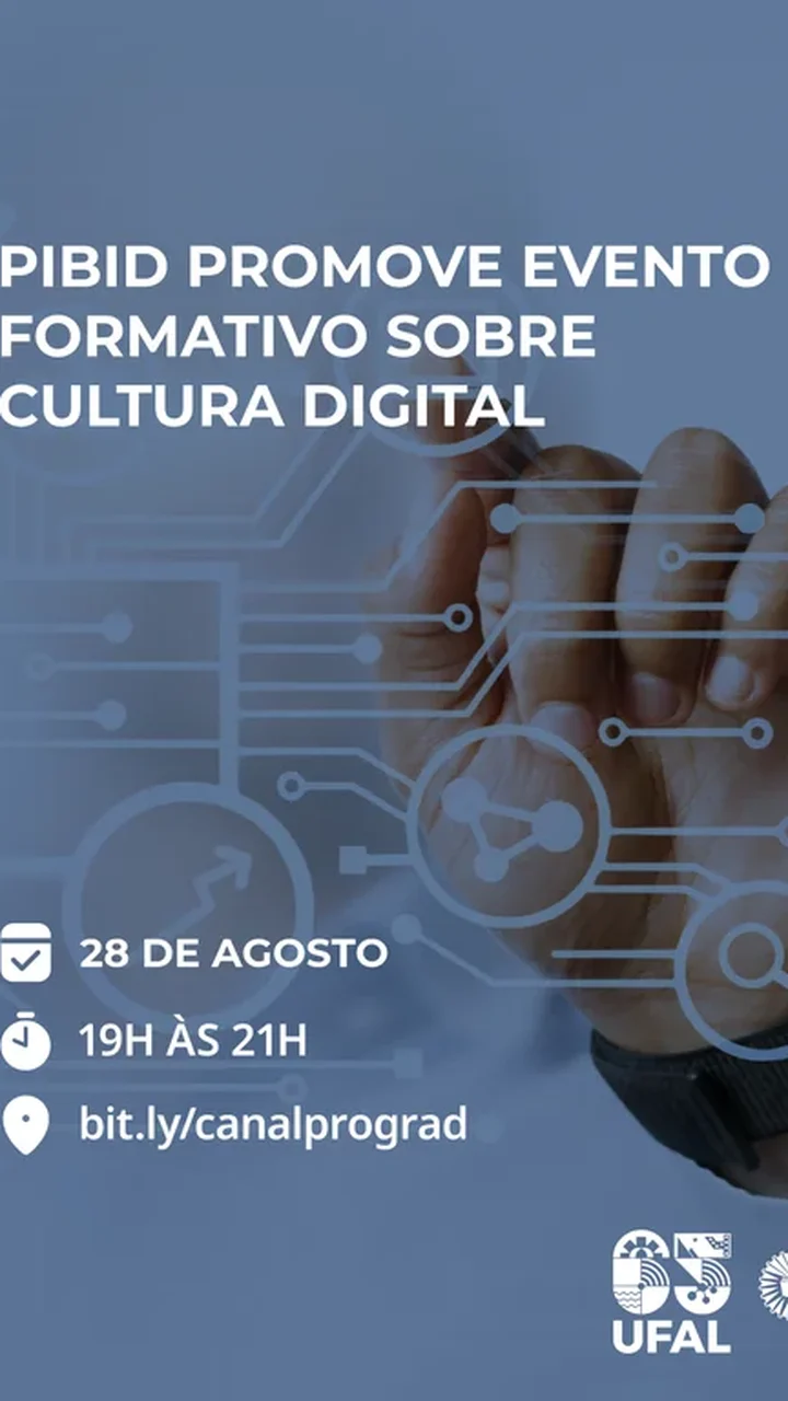 Pibid promove evento formativo on-line sobre cultura digital