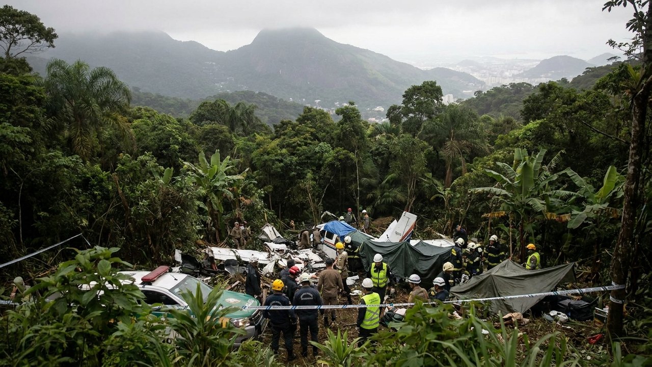 Polícia Civil identifica seis mortos em acidente aéreo no Rio