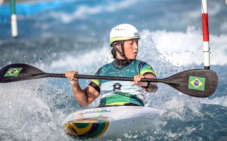 Canoagem slalom: Ana Sátila garante presença nos Jogos de Paris