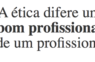 Jornalista não é imparcial e não sou, mas sou ético
