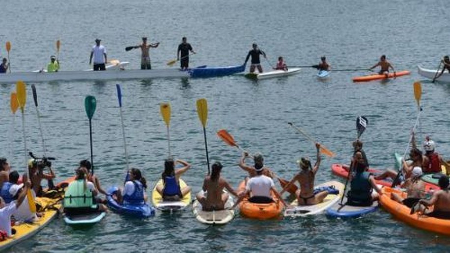 #Ocupeolago: ato em defesa do Lago Paranoá tem abraço coletivo