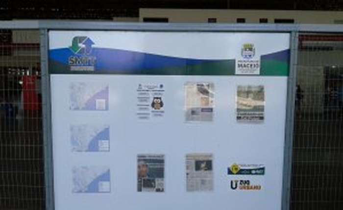 SMTT instala painel com informações sobre ‘corujões’