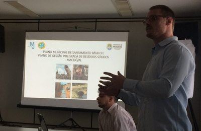 Prefeitura apresenta relatório final do Plano Municipal de Saneamento Básico