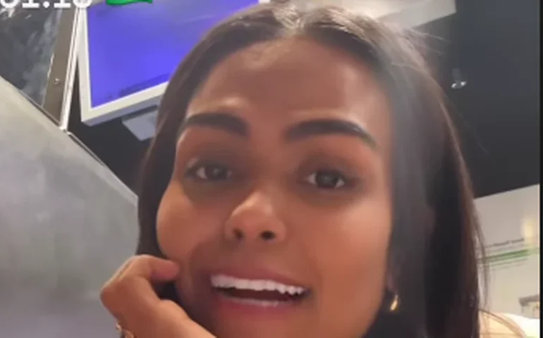 Camila Loures relata que teve voo adiado após míssil cair próximo de aeroporto em Israel
