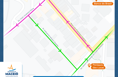 SMTT altera sentido de ruas no bairro de Mangabeiras a partir deste sábado