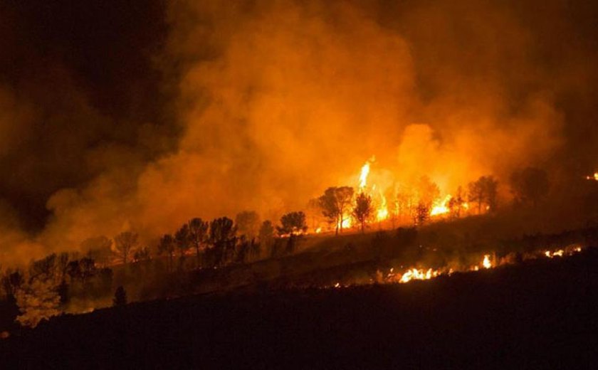 Incêndio na Espanha obriga a retirada de 1,4 mil pessoas de suas casas