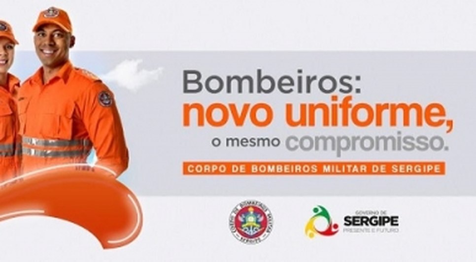 Novo uniforme corpo de bombeiros