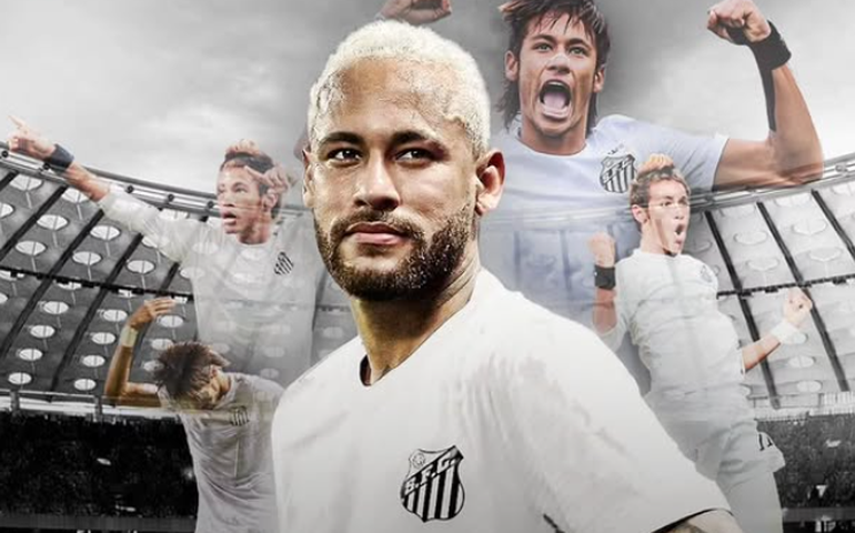 Neymar se apresenta a multidão na Vila Belmiro: 'Vamos viver momentos felizes'