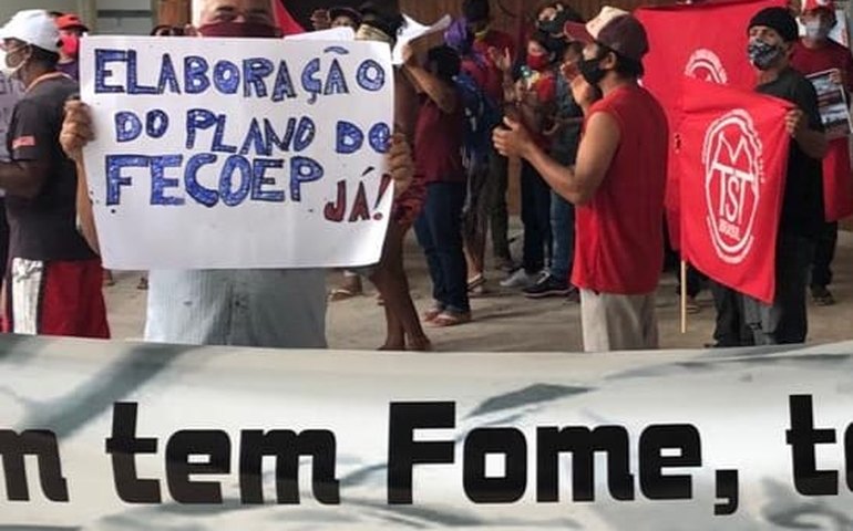 Cobrando plano para o enfrentamento dos efeitos da pandemia, organizações sociais realizam ato em Maceió