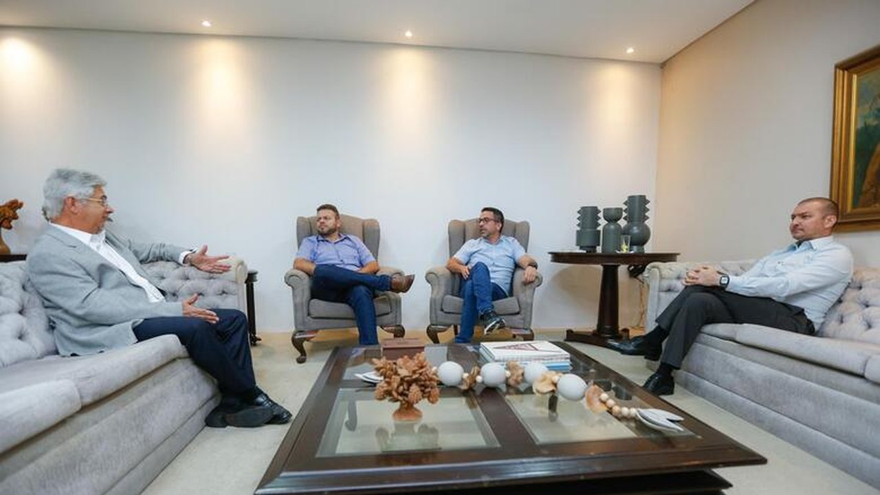 Governador recebe o novo presidente da BRK Ambiental
