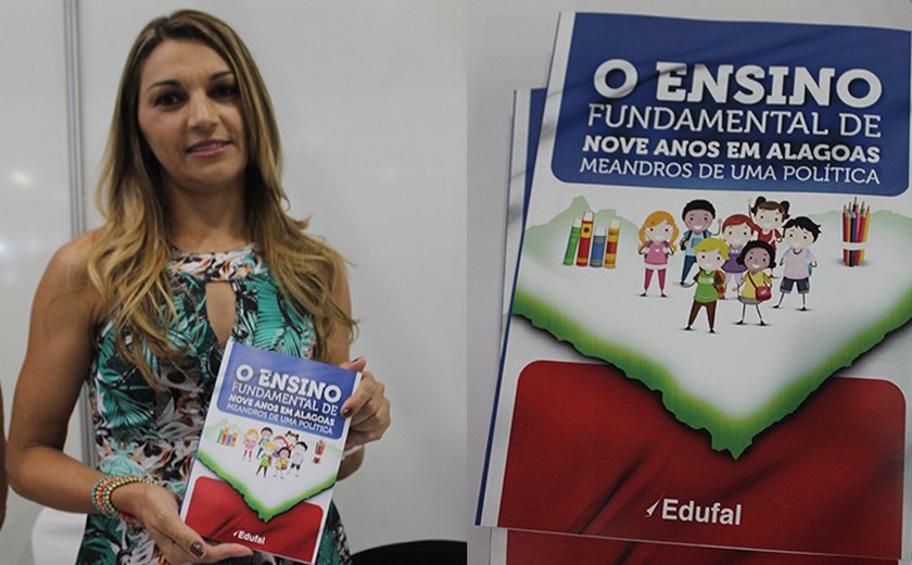 Professora lança livro sobre Ensino Fundamental da VII Bienal Internacional do Livro de Maceió