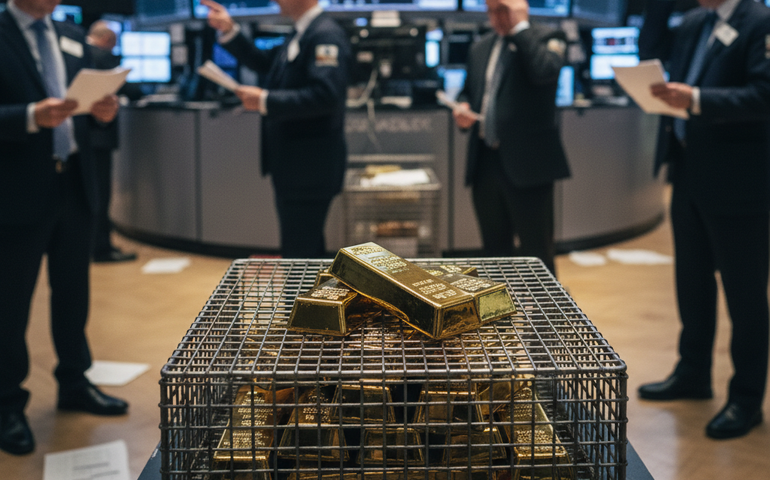 Ouro fecha em queda com realização de lucros e cenário político-econômico incerto