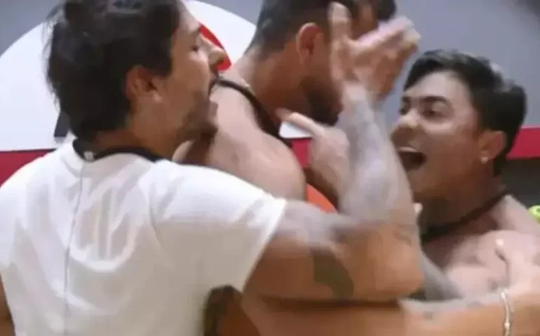 'A Fazenda': Briga acalorada durante madrugada faz seguranças entrarem no programa