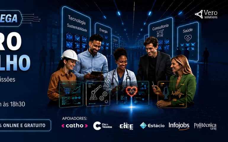 Feira virtual oferece 10 mil vagas de emprego e curso de IA