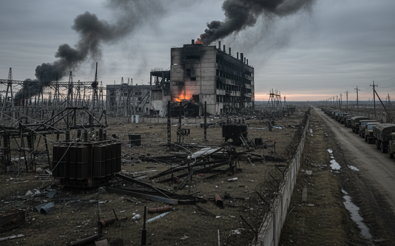 Tropas russas realizam ataque combinado contra instalações de energia ucranianas