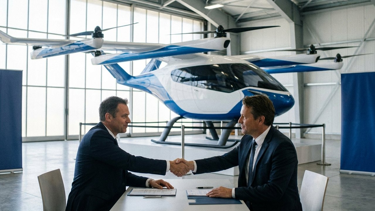 Eve Air, da Embraer, assina carta de intenções com Moov para fornecer até 30 'carros voadores'