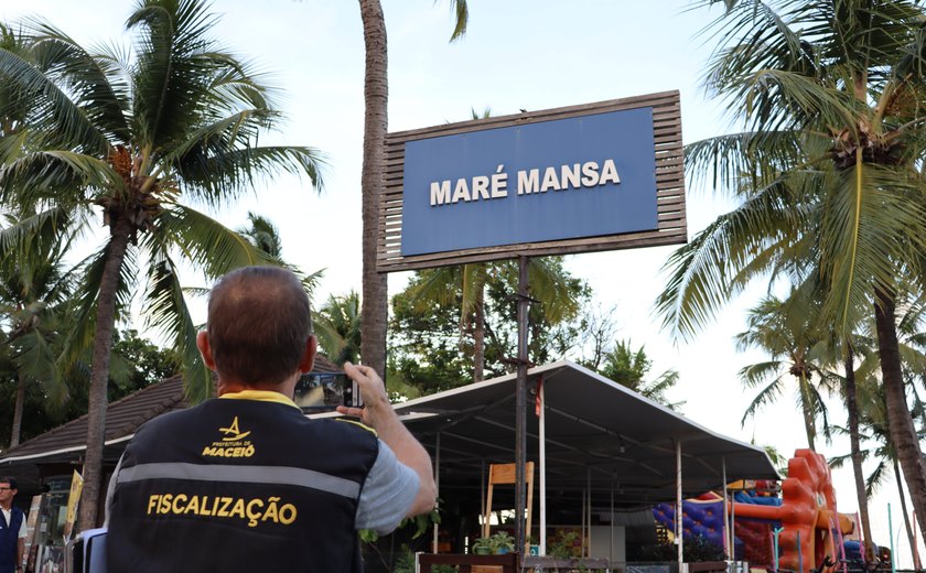 Irregularidades são encontradas em bares e restaurantes à beira-mar de Maceió