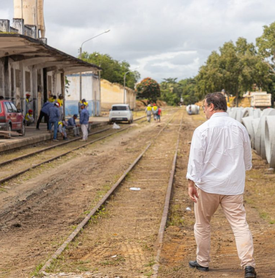 Prefeitura de Arapiraca inicia 7ª etapa da Ciclovia do Trabalhador na antiga estação ferroviária