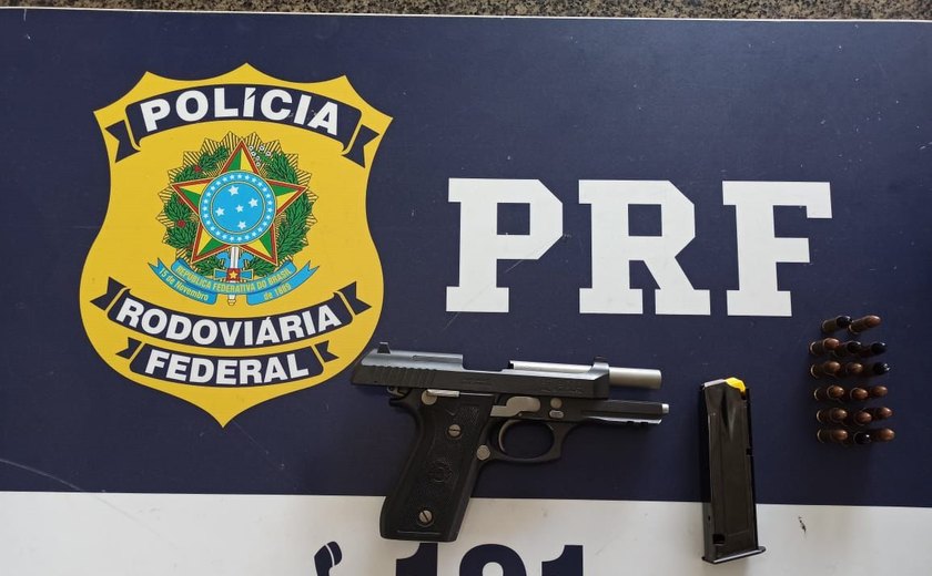 PRF prende homem por porte ilegal de arma de fogo em São Sebastião/AL