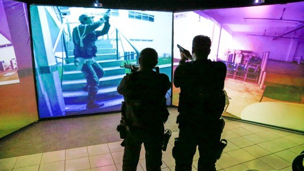 Governo equipa Polícia Civil com simulador de tiros utilizado por policiais americanos