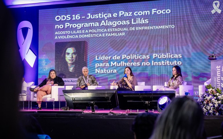 Programa Alagoas Lilás é um dos  destaques do  Gazeta Summit Mulher