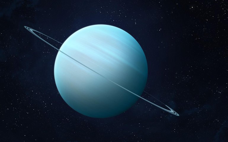 Urano emite mais calor do que recebe do Sol, reforçando mistérios sobre sua origem (IMAGEM)