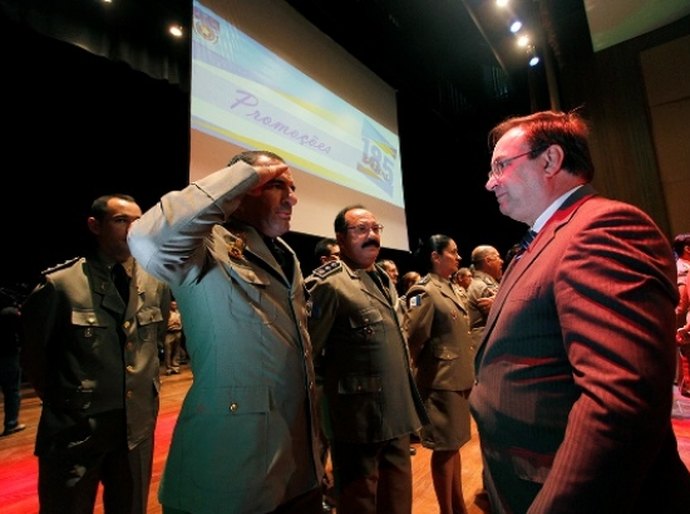 Vice-governador elenca investimentos na Segurança durante evento de promoção da PM