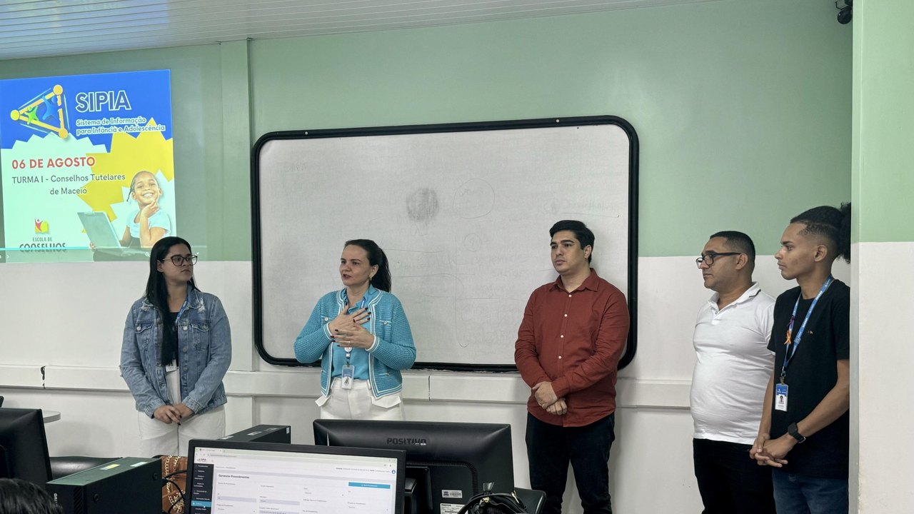 Governo capacita conselheiros tutelares de Maceió sobre nova versão do Sipia