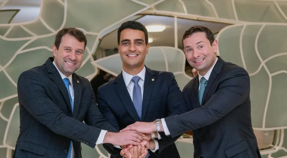 Daniel Barbosa, JHC e Lucas Barbosa. - Foto: Assessoria