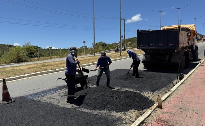 Seminfra intensificou os serviços de recuperação viária em diversos pontos de Maceió