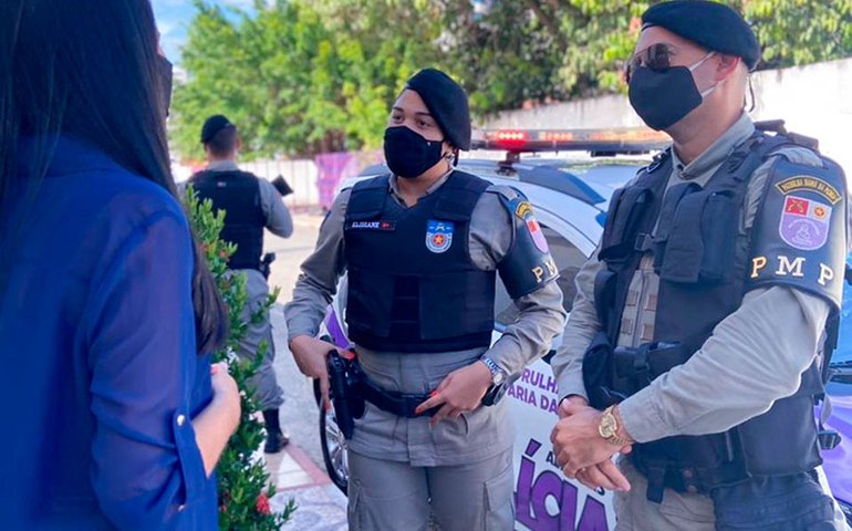#AgostoLilás – PM já protegeu 1.207 mulheres vítimas de violência em Maceió e Arapiraca