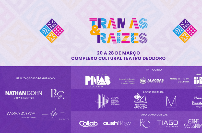 Tramas e Raízes: exposição celebra o bordado Filé e a identidade alagoana no Complexo Cultural Teatro Deodoro
