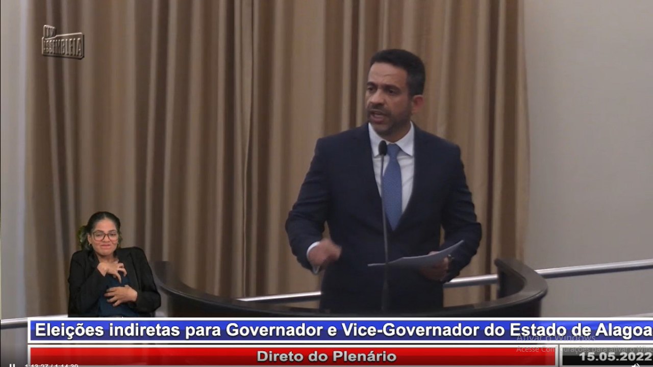 Assista aqui a eleição para governador e vice de Alagoas