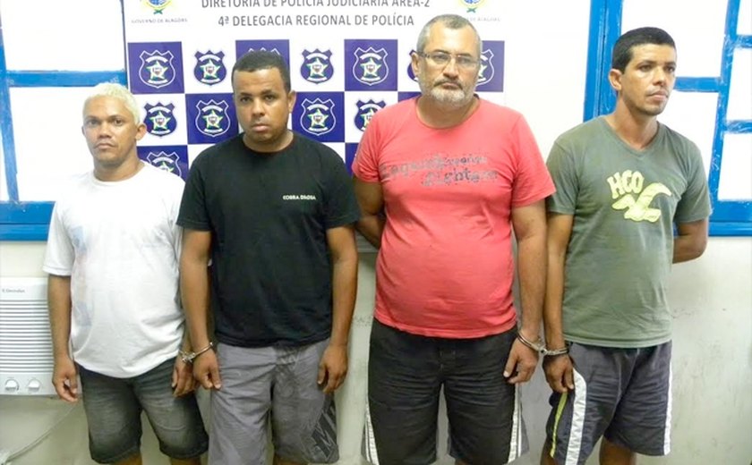 Polícia prende quadrilha acusada de roubos em supermercado de Arapiraca