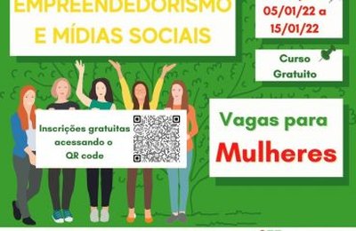 Inscrições de curso para mulheres empreendedoras sobre mídias sociais estão abertas