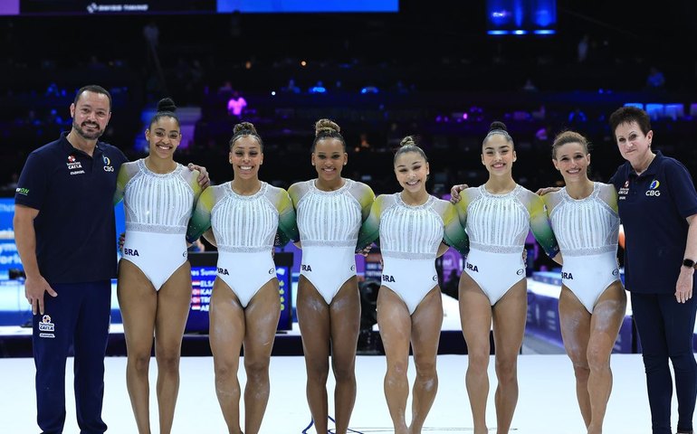 Ginástica artística: seleção feminina confirma vaga nos Jogos de Paris