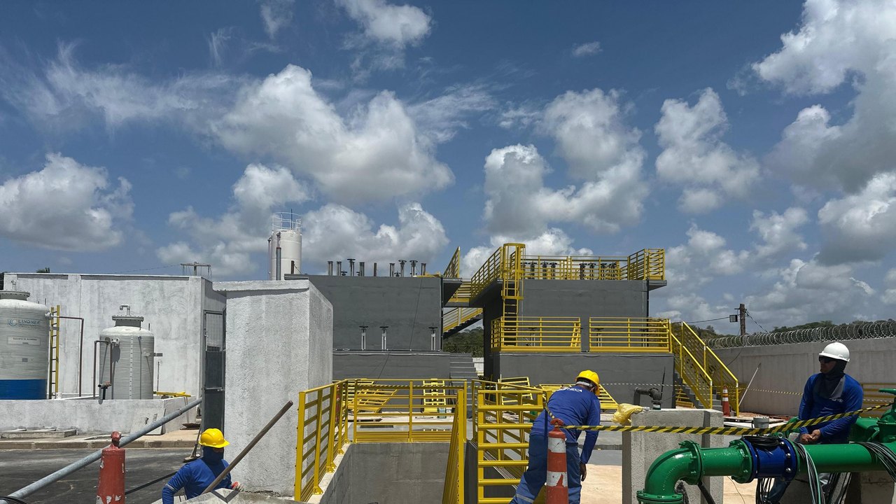 Obras de abastecimento de água em Japaratinga estão particamente concluídas