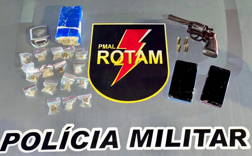 PM contabiliza 17 armas de fogo e mais de cinco quilos de drogas apreendidos em uma semana