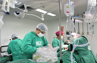 HGE realiza mais uma captação de órgãos e três pessoas são beneficiadas