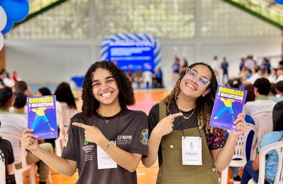 Teca Nelma participa de gincana anticapacitista que reuniu estudantes em Marechal Deodoro