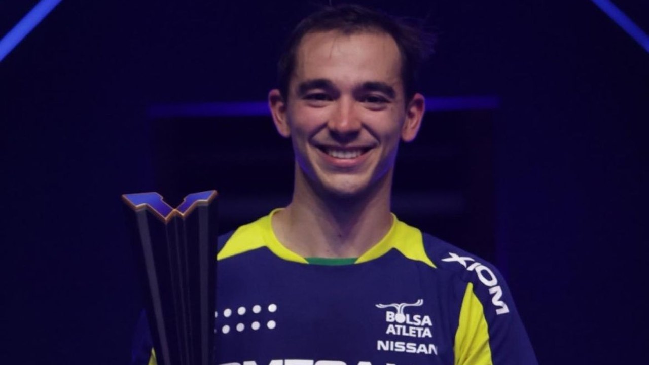 Hugo Calderano bate inglês e é campeão da etapa de Mascate do circuito mundial de tênis de mesa