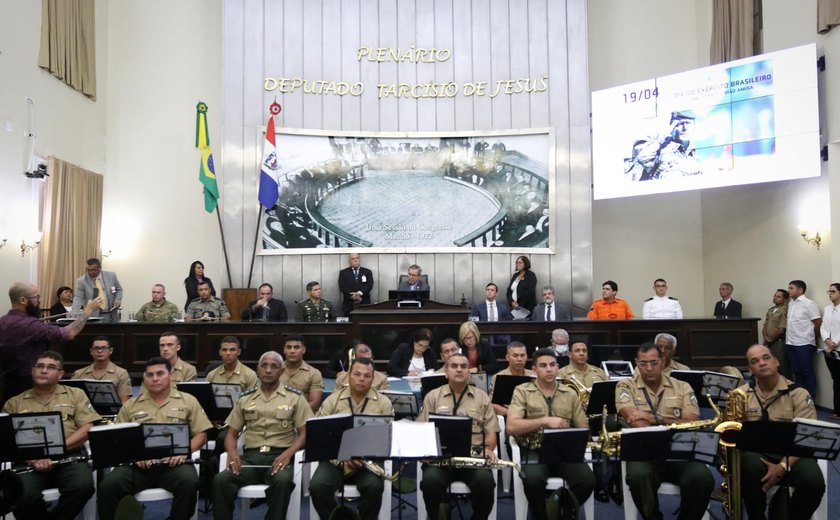 Dia do Exército é celebrado no plenário do Poder Legislativo