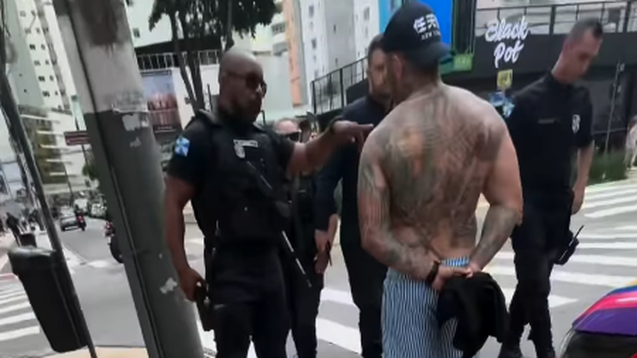 Influenciador é detido por desacato em Balneário Camboriú; veja como começou a confusão