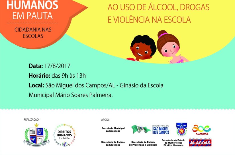 MP leva projeto Direitos Humanos em Pauta a de São Miguel dos Campos