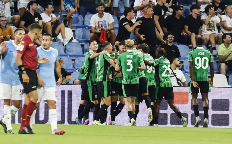 Sassuolo supera Lazio por 1 a 0 e vence 1ª na Série A