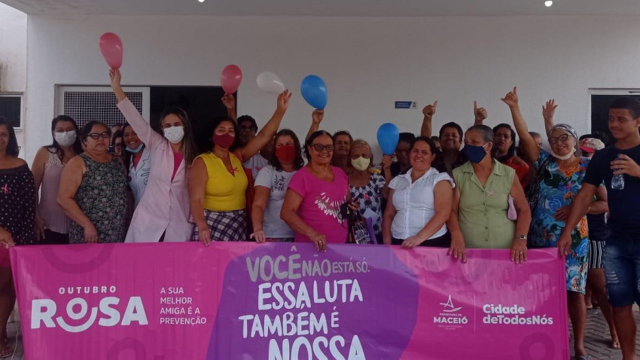 Ações em unidades de saúde finalizam campanha do Outubro Rosa em Maceió