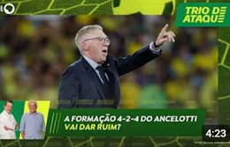 Trio de Ataque | A formação 4-2-4 do Ancelotti vai dar ruim?